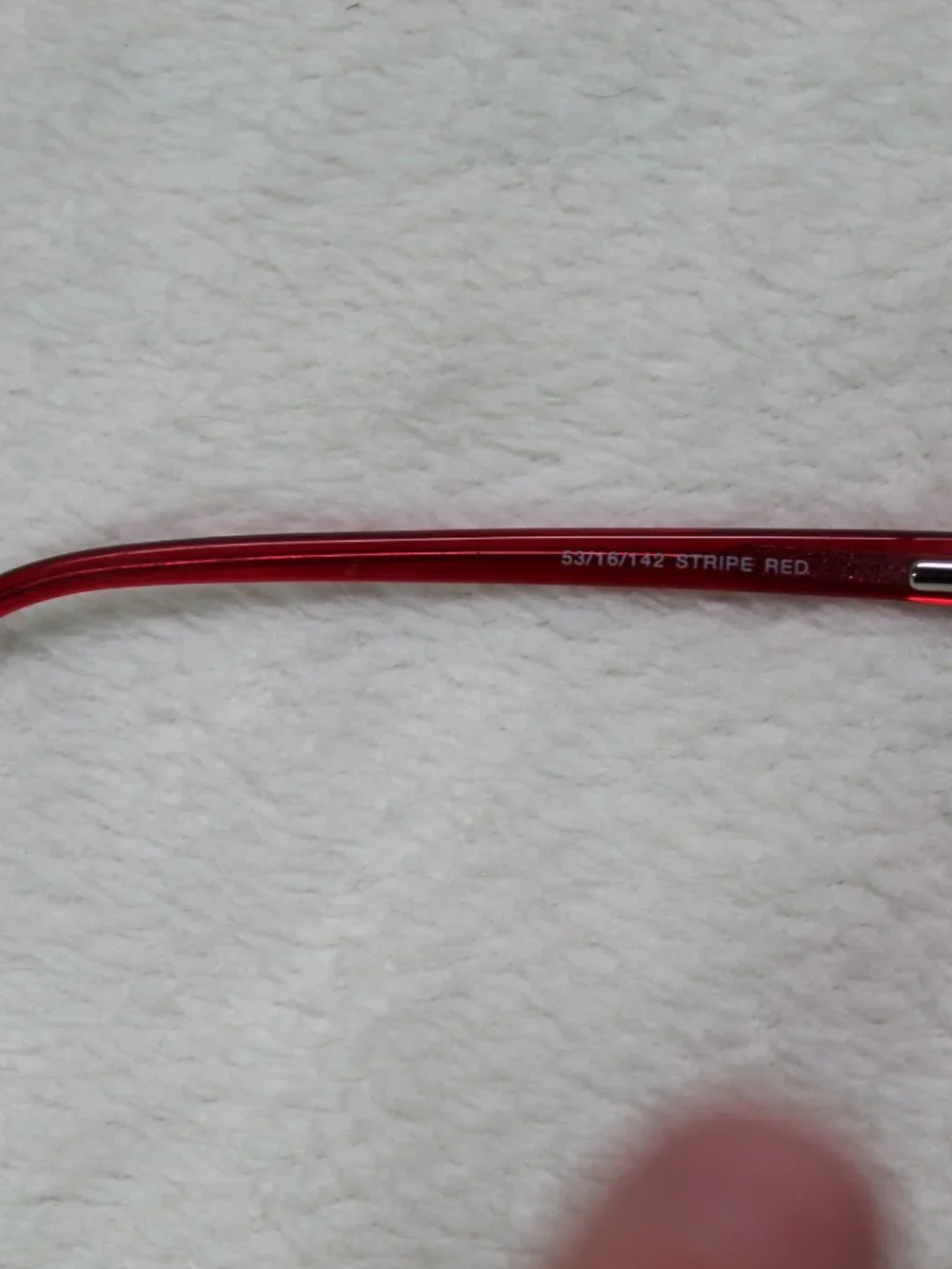 Marie Claire Stripe Red 6220 Eyeglasses 53-16-142 - FRAMES ONLY